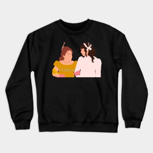 Penelope Feathertop and Eloise Bridgerton Characters Illustration Crewneck Sweatshirt